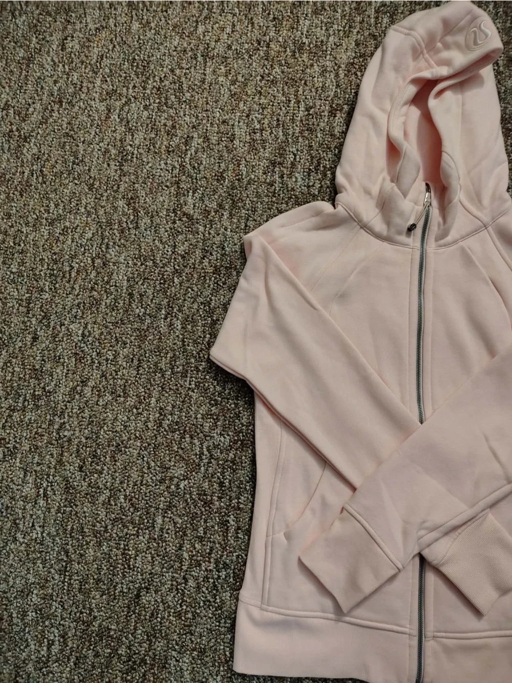 Lululemon Scuba Full-Zip Hoodie Strawberry Milkshake Size 10 New